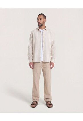 Pantalón  Para Hombre Moda Color Beige Marca Ostu #60070581