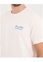 Camiseta Para Hombre Manga Corta Cuello Redondo Color Crema Marca Ostu #60091789 de Ostu