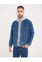 Chaqueta Para Hombre Trucker Color Azul  Marca Ostu #60080149 de Ostu