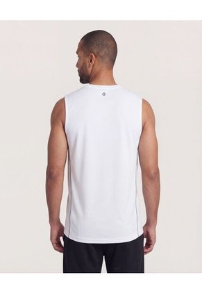 Camiseta Para Hombre Manga Sisa Cuello Redondo Color Blanco Marca Ostu #60091929