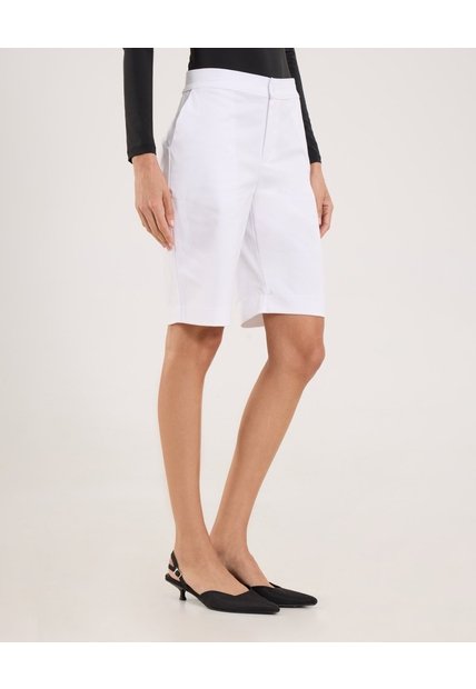Bermuda Para Mujer  Color Blanco Marca Ostu #40100069