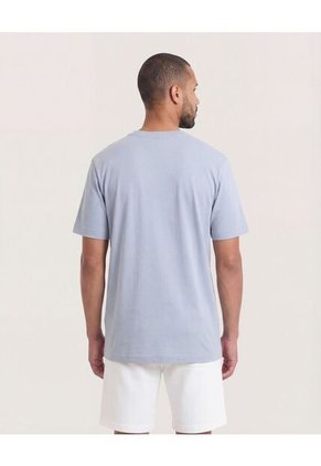 Camiseta  Para Hombre Manga Corta Cuello Redondo Color Gris Marca Ostu #60091949