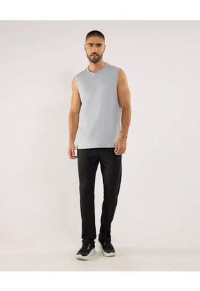 Camiseta Para Hombre Manga Sisa Cuello Redondo Color Gris Marca Ostu #60091714