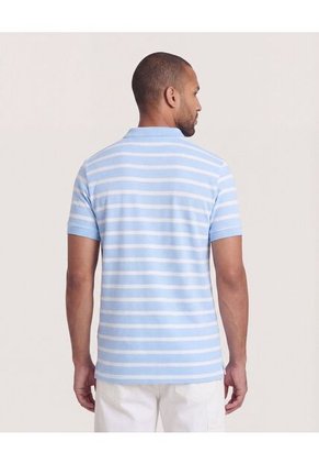 Polo  Para Hombre Cuello Tejido Sin Bolsillo Color Azul Marca Ostu #60110854