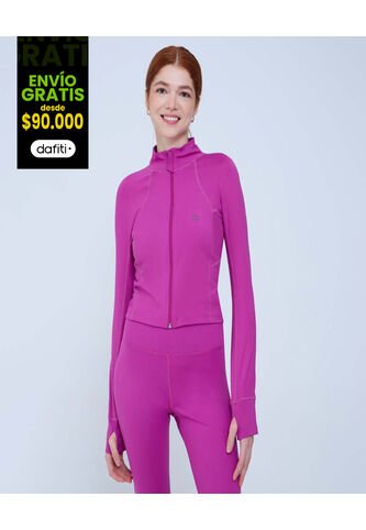 Buzo Para Mujer Cuello Alto O Cuello Tortuga Color Fucsia Marca Ostu #40060370 Ostu