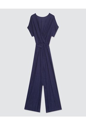 Enterizo Para Mujer Manga Corta Color Azul  Marca Ostu #40320064