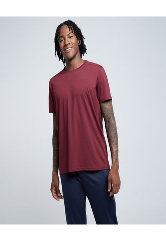 Camiseta Para Hombre Manga Corta Color Vino Marca Ostu #60091365 Ostu