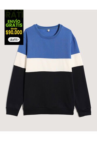 Buzo Para Hombre Cuello Redondo Color Azul Rey Marca Ostu #60060381 Ostu