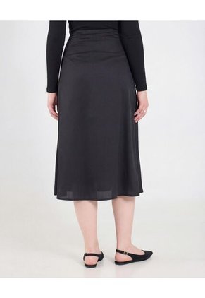 Falda  Para Mujer Largo Color Negro Marca Ostu #40140196