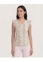 Blusa Para Mujer Manga Corta Color Verde  Marca Ostu #40121038 de Ostu
