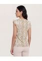 Blusa Para Mujer Manga Corta Color Verde  Marca Ostu #40121038 de Ostu