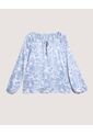 Blusa  Para Mujer Manga Larga Color Azul Marca Ostu #40121246 de Ostu