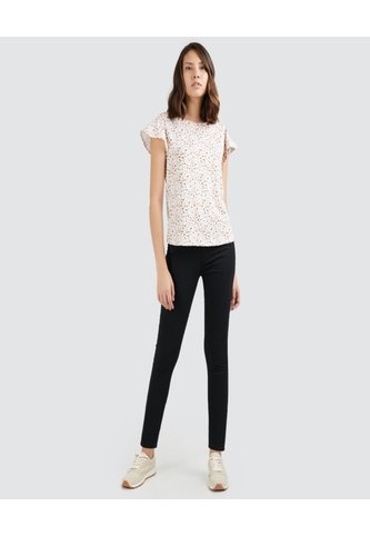 Pantalon Para Mujer 5 Bolsillos Color Negro Marca Ostu #40070311 Ostu