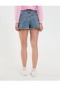 Short Para Mujer Mom Color Azul Marca Ostu #40190346 de Ostu