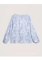 Blusa  Para Mujer Manga Larga Color Azul Marca Ostu #40121246 de Ostu