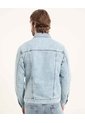 Chaqueta Para Hombre Trucker Color Azul Claro Marca Ostu #60080163 de Ostu