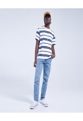 Jean Para Hombre Slim Color Azul  Marca Ostu #60160254 Ostu