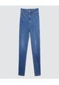 Jean Para Mujer Push Up Color Azul  Marca Ostu #40160306 de Ostu