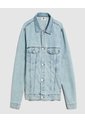 Chaqueta Para Hombre Trucker Color Azul Claro Marca Ostu #60080163 de Ostu