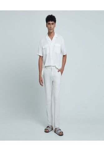 Pantalon Para Hombre Chino Color Blanco Marca Ostu #60070270 Ostu