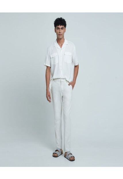 Pantalon Para Hombre Chino Color Blanco Marca Ostu #60070270