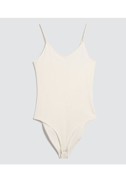 Body Para Mujer Manga Sisa Color Crema Marca Ostu #40200152
