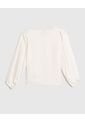Blusa Infantil Niña Manga Larga Color Crema Marca Ostu #90120052 de Ostu