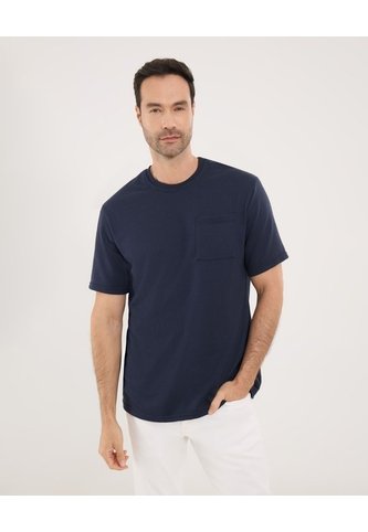 Camiseta Para Hombre Manga Corta Color Azul  Marca Ostu #60091186 Ostu