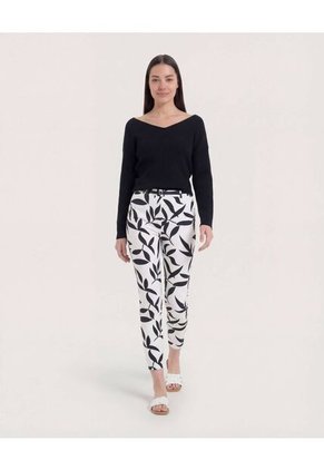 Pantalón  Para Mujer Chino Color Negro Marca Ostu #40070873