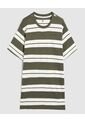 Camiseta Para Hombre Manga Corta Cuello Redondo Color Verde  Marca Ostu #60091423 de Ostu