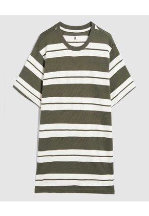 Camiseta Para Hombre Manga Corta Cuello Redondo Color Verde  Marca Ostu #60091423