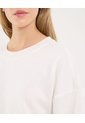 Buzo Para Mujer Cuello Redondo Color Crema Marca Ostu #40060433 de Ostu