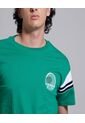 Camiseta Para Hombre Manga Corta Color Verde  Marca Ostu #60090845 de Ostu