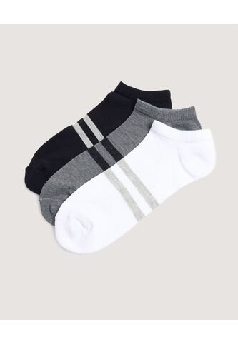 Medias Pack X3 Caña Larga Con Estampado X3 Para Hombre Negro Ostu Ostu