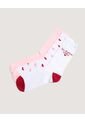 Medias Pack X3 Caña Larga Con Corazones X3 Para Mujer Negro Ostu de Ostu
