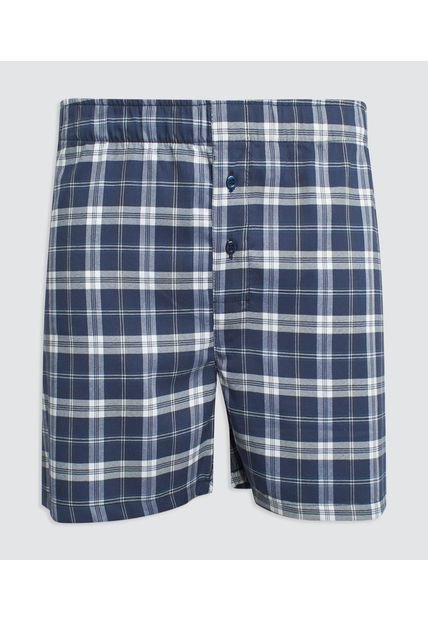 Boxer De Hombre Bragueta Marca Ostu En Color Azul #60000304