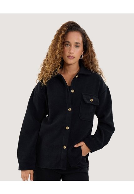 Chaqueta Para Mujer Trucker Color Negro Marca Ostu #40080240