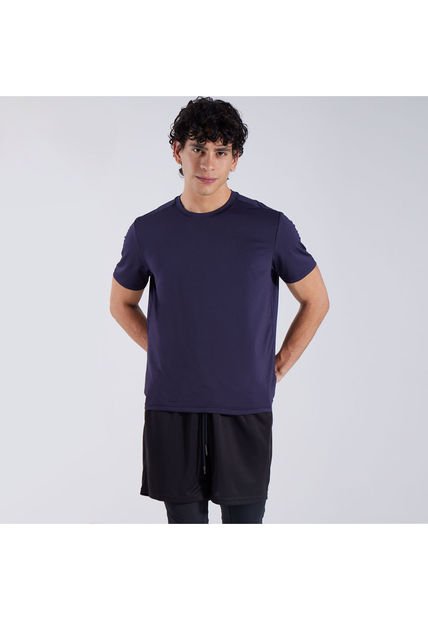 Camiseta Para Hombre Manga Corta Color Azul  Marca Ostu #60091068