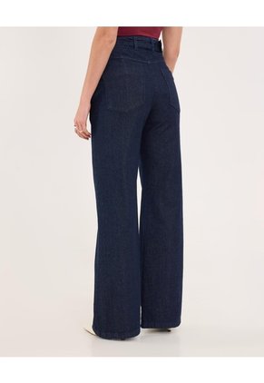 Jean Para Mujer Wide-Leg Color Azul Marca Ostu #40160600