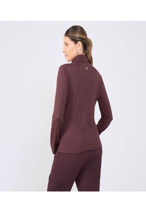 Buzo Para Mujer Cuello Alto O Cuello Tortuga Color Café Oscuro Marca Ostu #40060408