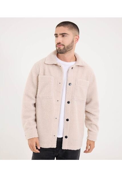 Chaqueta Para Hombre Abrigo Color Crema Marca Ostu #60080177