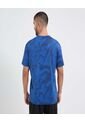 Camiseta Para Hombre Manga Corta Cuello Redondo Color Azul Marca Ostu #60091609 de Ostu