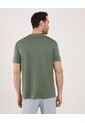 Camiseta Para Hombre Manga Corta Cuello Redondo Color Verde Marca Ostu #60091724 de Ostu