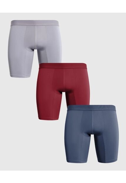 Pantaloncillo Para Hombre Boxer Filete Medio Microfibra Color Negro Marca Ostu #60000517