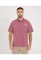 Polo Para Hombre Cuello Tejido Sin Bolsillo Color Vino Marca Ostu #60110820 de Ostu
