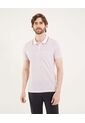 Polo Para Hombre Cuello Tejido Con Bolsillo Color Rosa Marca Ostu #60110746 de Ostu