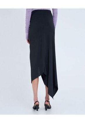 Falda Para Mujer Medio Color Negro Marca Ostu #40140174