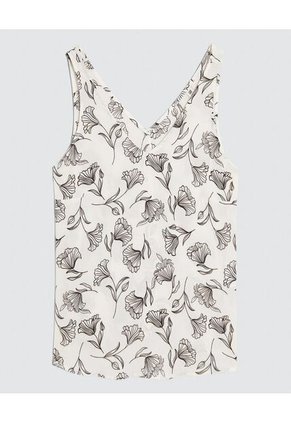 Blusa Para Mujer Manga Sisa Color Crudo Marca Ostu #40121114