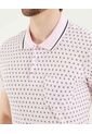 Polo Para Hombre Cuello Tejido Con Bolsillo Color Rosa Marca Ostu #60110746 de Ostu