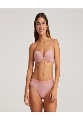 Brasier Para Mujer Media Copa Color Rosado Marca Ostu #40830013